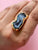 Agate Crystal Ring