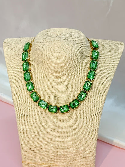 Emerald Necklace | Green Necklace | 