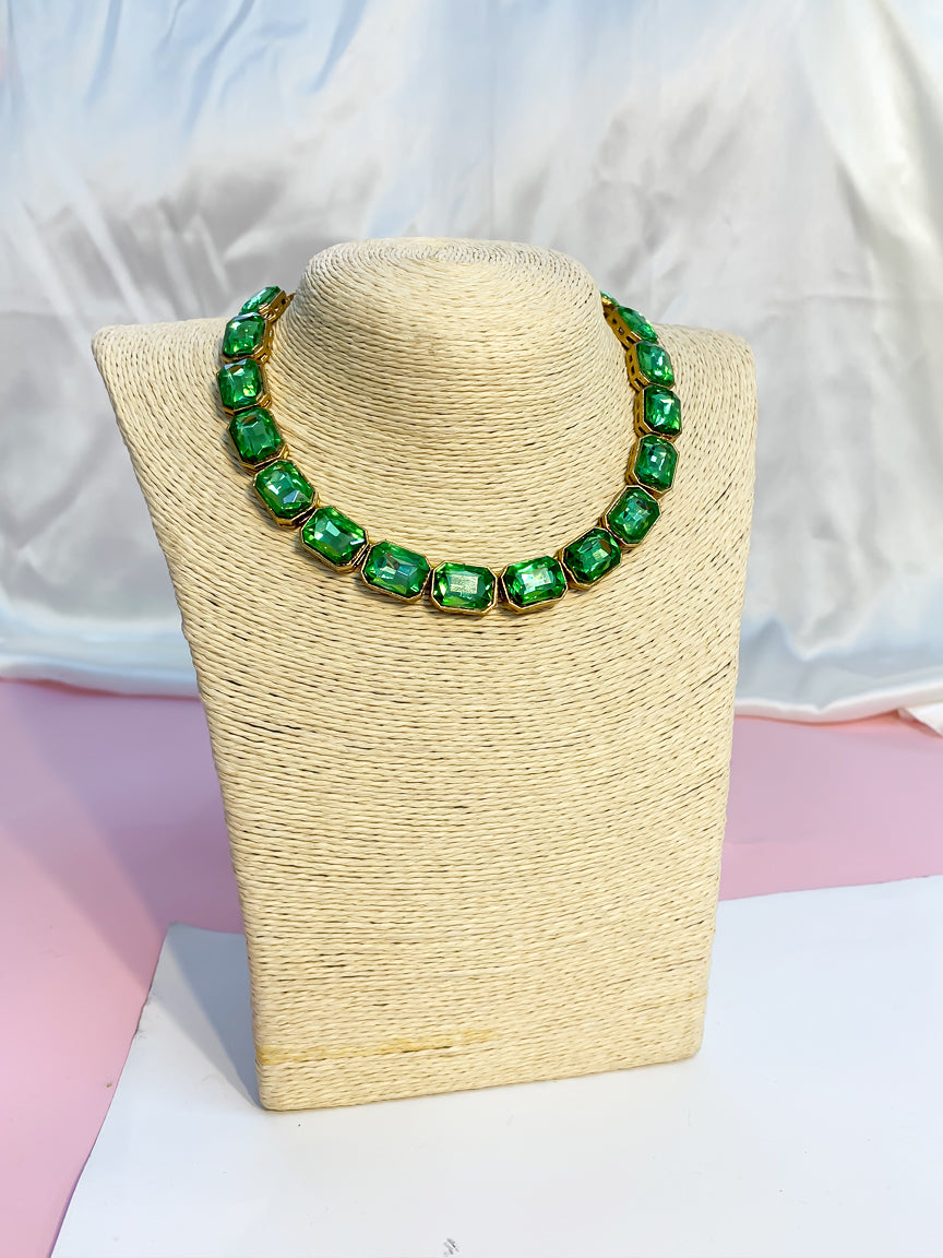 Emerald Necklace | Green Necklace | 