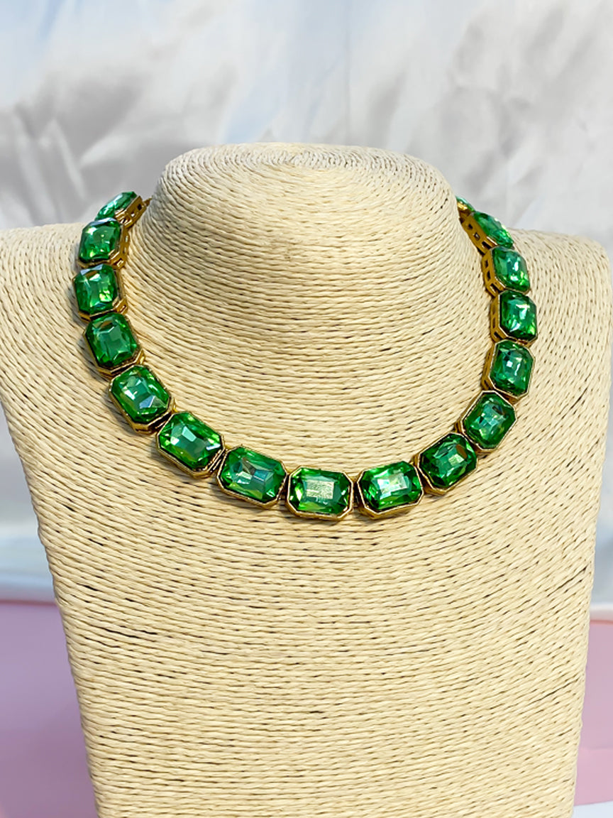 Emerald Necklace | Green Necklace | 