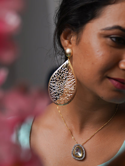 Gold Statement Earrings