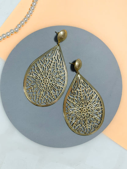 Gold Statement Earrings