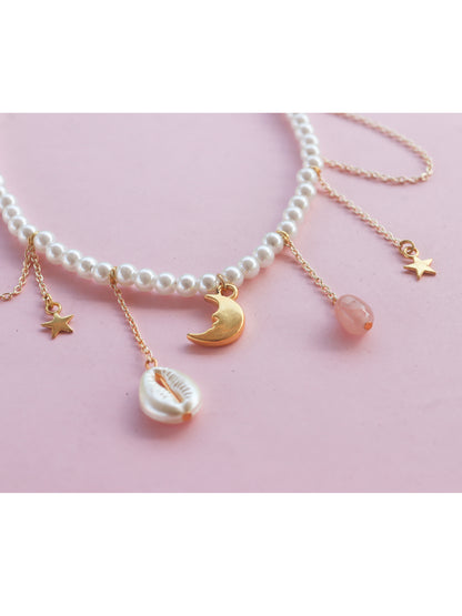 Moon Lover Pearl Necklace