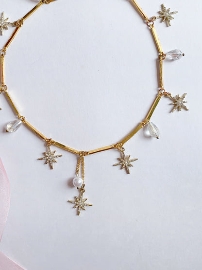 Gold Star Necklace