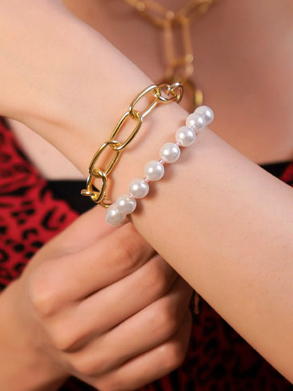 PEARL BRACELET SET