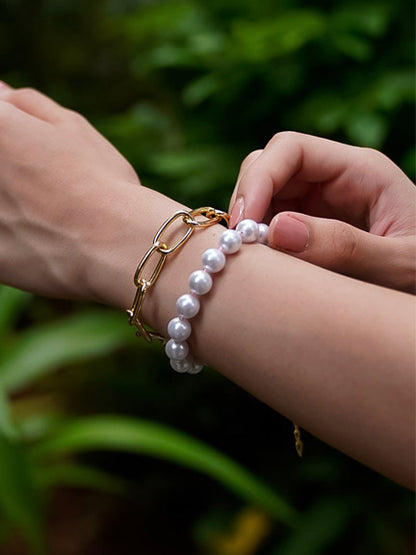 PEARL BRACELET SET