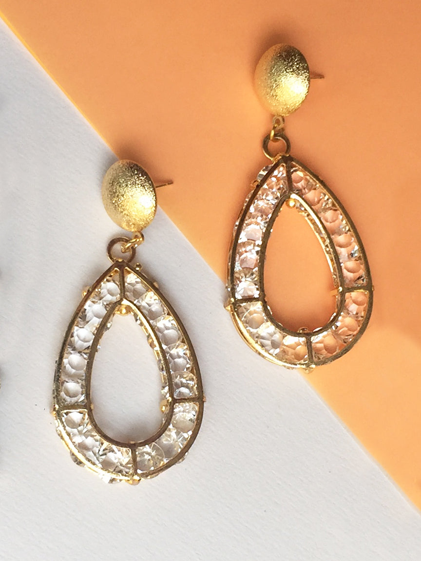 Mini Crystal Drop Earrings