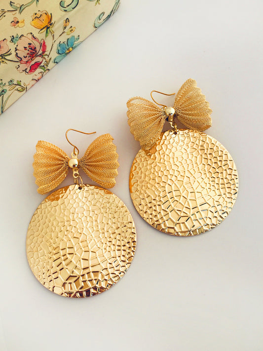 Texture Bow Earrings