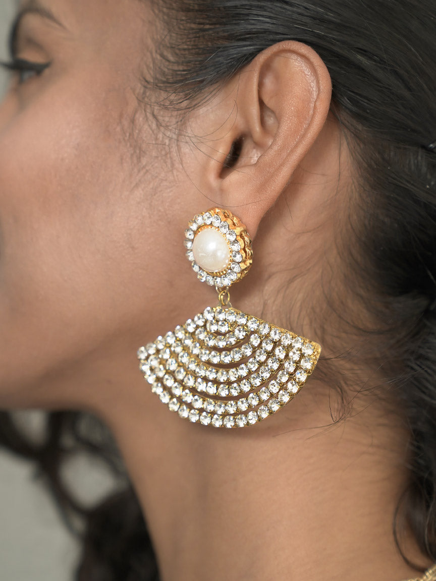 Crystal statement earrings online