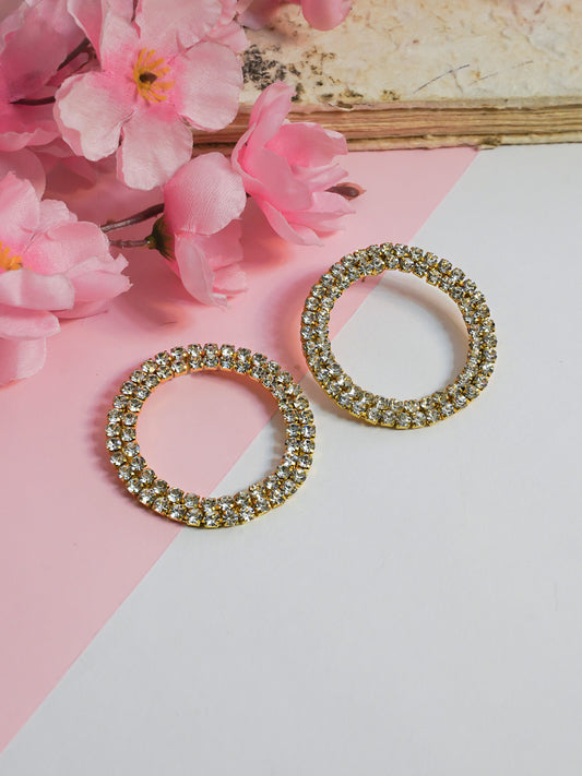 Round Crystal Earrings