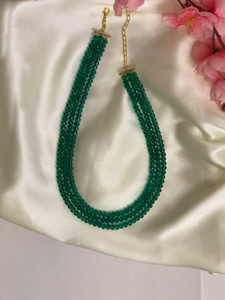 Emerald Green Layered Necklace