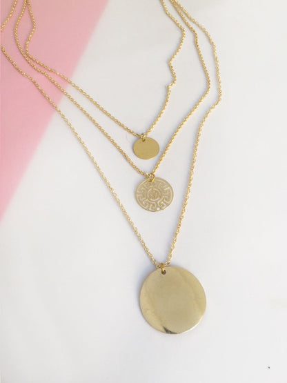 Layered Coin Necklace