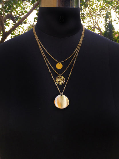 Layered Coin Necklace