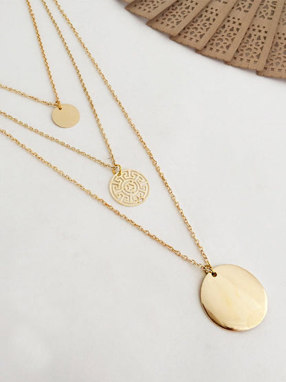 Layered Coin Necklace