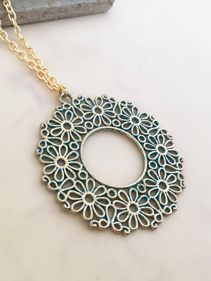 Flower Frame Pendant