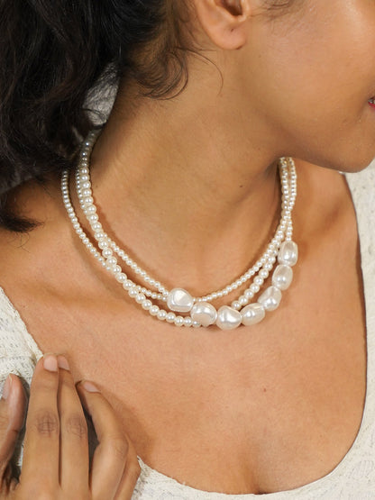 Pearl Layer Necklace